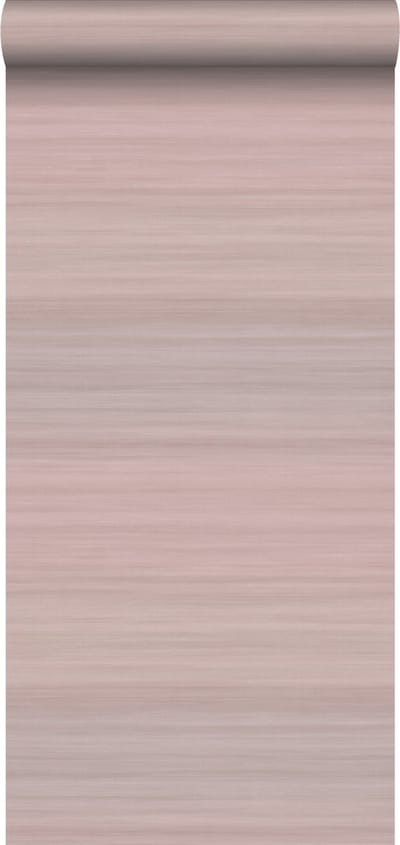 Origin Wallcoverings behang geweven structuur met kleurverloop oudroze - 53 cm x 10.05 m - 347751