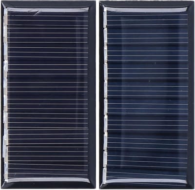 Mini Zonnepanelen - Draagbare Zonnecellen - Kleine Apparaten Laden - Weerbestendig Ontwerp - 2 Stuks 5V - Zwart