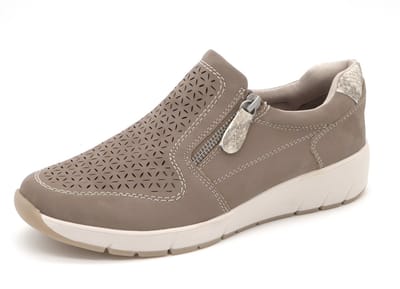 Jana Dames Instapper - 24765-341 Taupe - Wijdte H - Maat 38