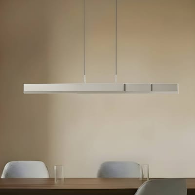 Lucande LED hanglamp Torven, aluminium, CCT, uitschuifbaar