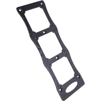 Boîte d'encastrement Type 86 Gabarit Acier au carbone Antirouille 3 Trous Trou pour prise Dispositif d'ouverture