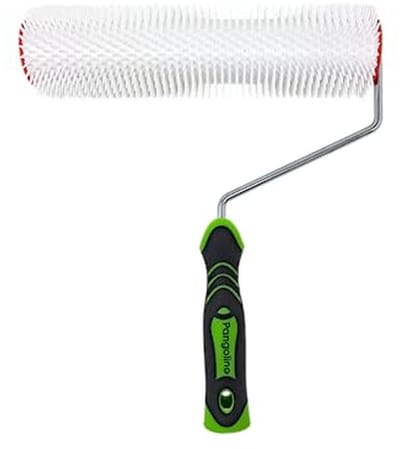 Ontluchtingsroller - 25 cm metalen beugel met één arm - Professionele kwaliteit - Voor het ventileren van vloercoatings