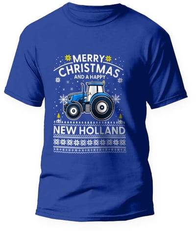 AGRIFANS® Happy New Holland - Heren T-shirt - S