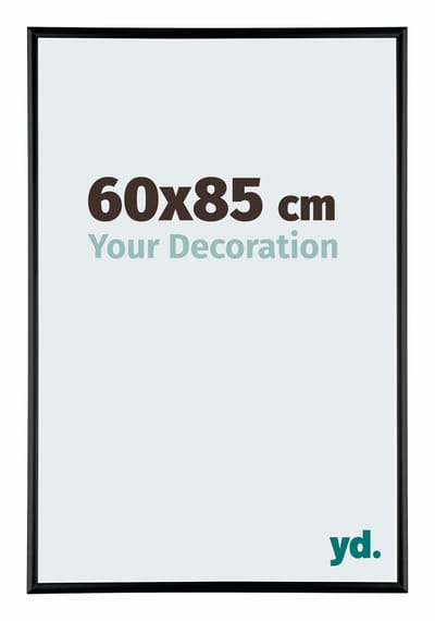 Your Decoration - Fotolijst 60x85 cm - Aluminium - Zwart Hoogglans - Kent