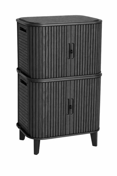 Keter Velo Opbergkast 226L - 2 stuks - 62,3x47x62,4 cm - Grafiet