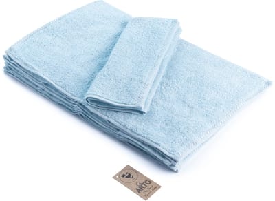 ARTG® Towelzz - AR034 Gastenhanddoek - 30 x 50 cm - Lichtblauw - Light Blue - Set 10 stuks
