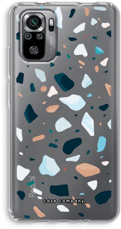 Case Company® - Hoesje geschikt voor Xiaomi Redmi Note 10S hoesje - Terrazzo N°13 - Soft Cover Telefoonhoesje - Bescherming aan alle Kanten en Schermrand