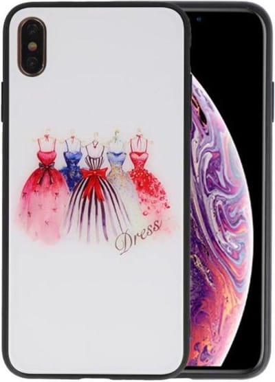 Print Hardcase - Hoesje Geschikt voor iPhone XS Max Dress