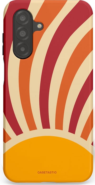 Casetastic Hoesje Geschikt voor Samsung A26 - Stijlvolle Beschermende Duo-layer Case - Retro zomer