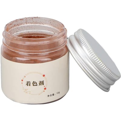 Poudre Pigmentaire DIY pour Rouge à Lèvres Poudre Colorante Professionnelle Matériau Cosmétique pour la Fabrication de Gloss à Lèvres 10g Brown
