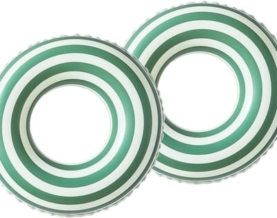 Zwemband Set - Opblaasband Luchtbed - Waterpret Zomer - Voor Kinderen Jongeren - XL Formaat - Groen