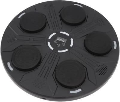 Muziek Boksmachine - Interactieve Trainer - Thuis Training - Oplaadbaar Elektronisch Doel - 50 x 43 x 6 cm - Zwart