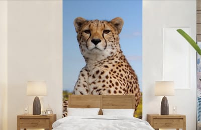 Behang - Fotobehang Luipaard - Dieren - Natuur - Breedte 120 cm x hoogte 240 cm