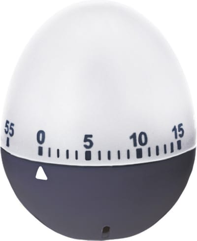 Excellent houseware eierwekker - in ei vorm - kunststof - 7 cm