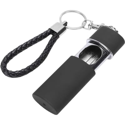 Boîte de rangement en alliage d'aluminium, conteneur étanche, petit support hermétique pour le camping en plein air, les voyages black