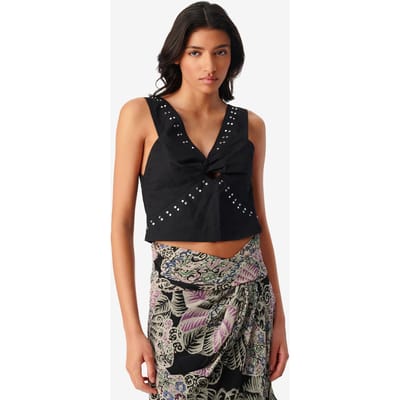 IRO Paris Ryad Black Size: 36 | Tanks &amp; Camis Outlet | Dames | Zwart