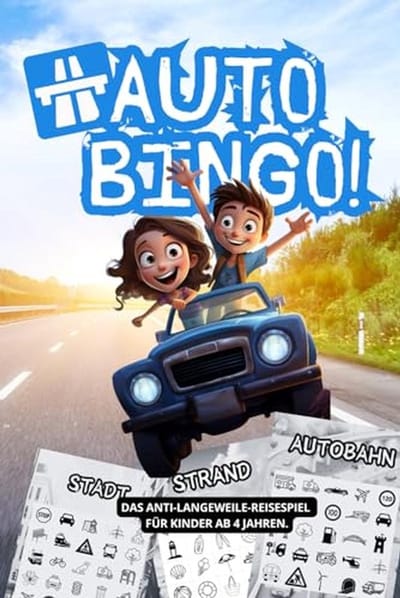 Reis Bingo! Leuk Reisspel voor Kinderen van 4 Jaar en Oudere - Ideaal voor Lange Autoritten