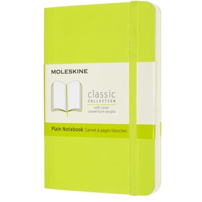 Moleskine Classic Notitieboek - Pocket - Softcover - Blanco - Citroen Groen