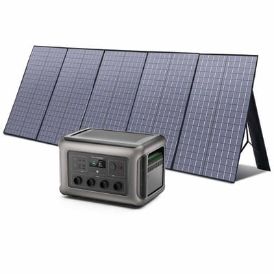 ALLPOWERS R3500 Thuis Back-up Energiestation 3500W 3168Wh - R3500+SP037 Zonnepaneel 400W