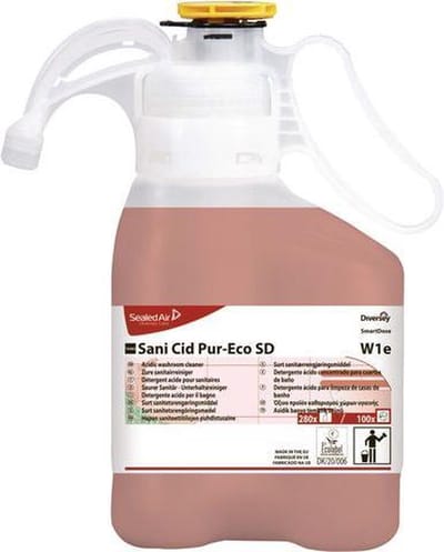 Taski Smartdose® Sanitairreiniger, vloeibaar, 1.4 liter, rood (fles 1.4 liter)