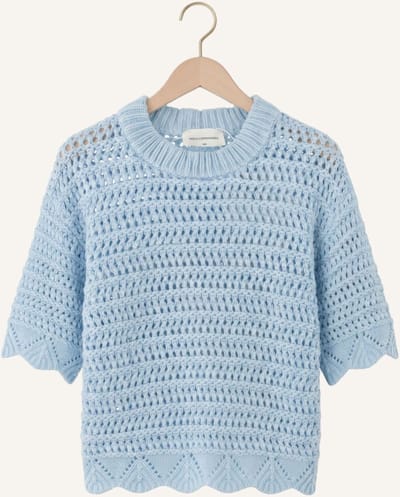 MSCH Copenhagen Mschtabitha Fairyn 2 4 Pullover Tops & T-shirts Dames - Shirt - Lichtblauw - Maat M/L