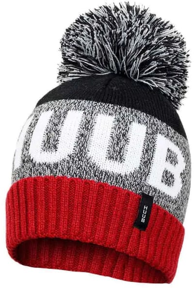 Huub Bobble Muts Grijs