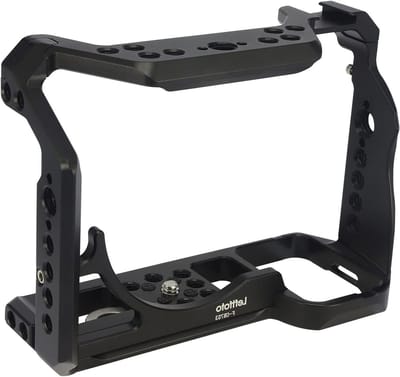 Volledige Camera Cage voor Sony Alpha 7S III met Microfoon en Verlichting Bevestiging, Ideaal voor Professionele Filming en Vlog Accessoires