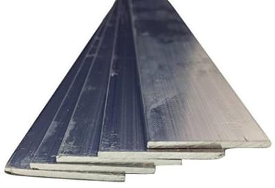 Aluminium Profiel - Plat Metaal - Constructie Ondersteuning - Hoge Kwaliteit Legering - 2000mm Lengte - Zilver