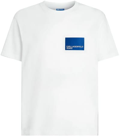 Karl Lagerfeld Jeans A1m17001 T-shirt Met Korte Mouwen Wit S Man