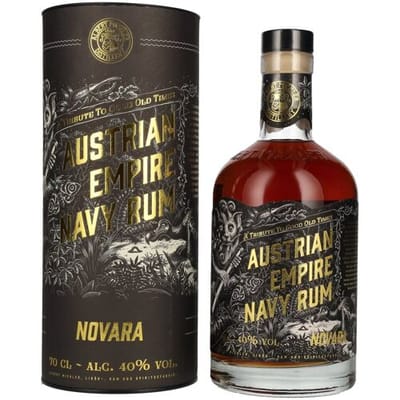 Austrian Empire Navy Rum NOVARA 40% Vol. 0,7l in geschenkverpakking