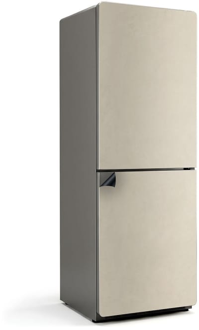 Wallfluent Magnetische Koelkastmat - Beige Koelkast Magneet Sticker - 70 cm x 190 cm - Beige Magnetische Koelkastmat - Magneetfolie Koelkast - Magnetische Koelkastbekleding - Herbruikbare Magneetmat Koelkast