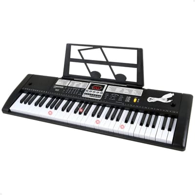Elektrisch Piano - Toetsenbord Muziekinstrument - Kinderen Leren Spelen - Lichtgevende Toetsen - 61 Toetsen - Multicolor