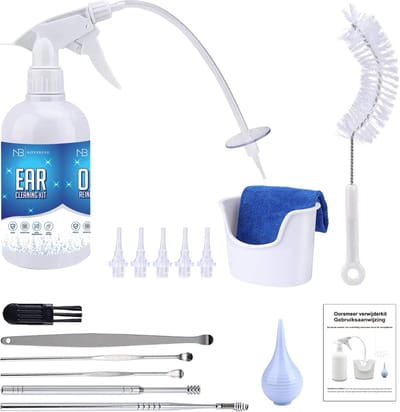 NovaBeau Professionele Oorsmeer Verwijderaar – Oorreiniger Set – Oorsmeer – Inclusief 6-delig Reiniging Set
