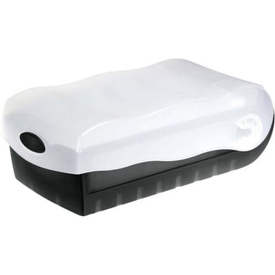 HAN CROCO 998-633 Kaartenbox Zwart Aantal kaarten (max.): 500 kaarten DIN A8 liggend Incl. 100 gelinieerd