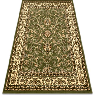 Kleden Rugsx Tapijt BCF Morad KLASYK klassiek - olijfgroen 60x110 cm