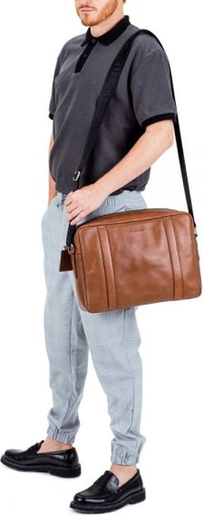 Burkely Laptoptas / Werktas / Aktetas - 14 inch - Suburb Seth - Cognac