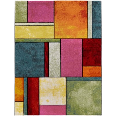 Modern tapijt Bravo multicolor 60x110 cm