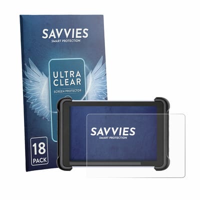 Savvies - Screenprotector voor MUCAR 892BT - Folie Beschermfolie transparant 18 Stuks