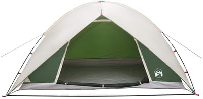 vidaXL - Campingtent - met - waterdichte - regenfly - 4-persoons - Groen