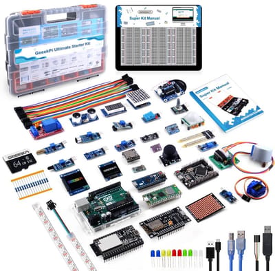 Ultimate Starter Kit - Arduino - Ideaal voor beginners - Multi Dev Board - Sensoren - Programmeertalen leren - Geschikt voor hobbyist...