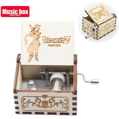 Houten Handkoffer Muziekdoos Dragon Ball Halloween Kerstcadeau Verjaardagscadeau Nieuwjaarscadeau