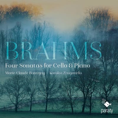 Marie-Claude Bantigny & Karolos Zouga - Brahms: Four Sonatas For Cello & Piano (CD)
