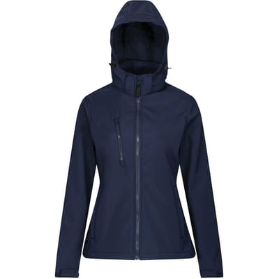 Regatta Dames/dames Venturer 3-lagige Membraan Soft Shell Jacket (Marine)