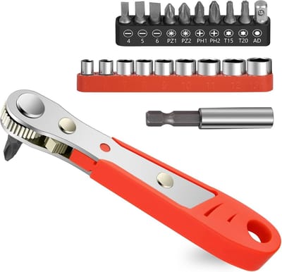 Multifunctionele Mini Schroevendraaierset met Ratchet en Magnetische Schroevendraaier voor Pocket Reparaties