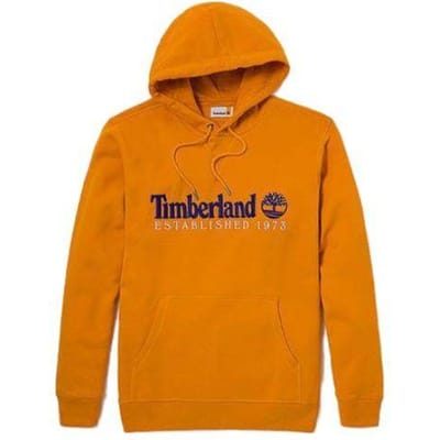 Sweat à capuche Timberland Série Spéciale 50e Anniversaire Sweatshirt Manches Longues Lettre Unisexe Orange Jaune A2E2C-ED1 L orange