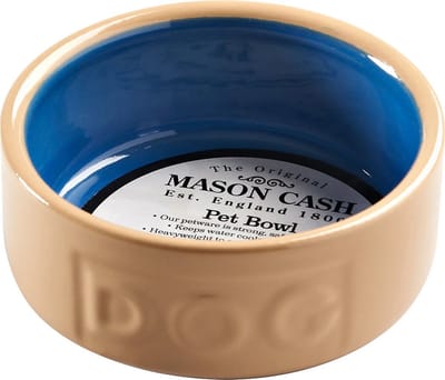 Mason Cash Cane Coloured hondenvoederbak blauw ø 18cm