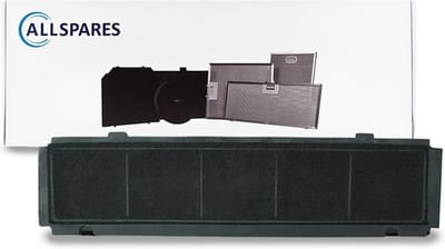 AllSpares Koolstoffilter voor Afzuigkappen geschikt voor Airforce AFFCA329 - AFCFCA329 (327x97x15mm)