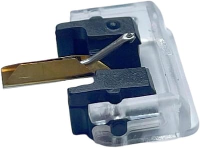 Naaldstylus Vervanging - Platenspeler Naald - Muziek Afspelen - Nauwkeurige Compatibiliteit - 3 x 3 x 1 cm - Zwart