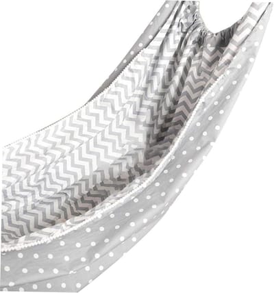 Babyhangmat - Baby schommel - Rustig slapen - Machinewasbaar ontwerp - 130x100 cm - Grijs