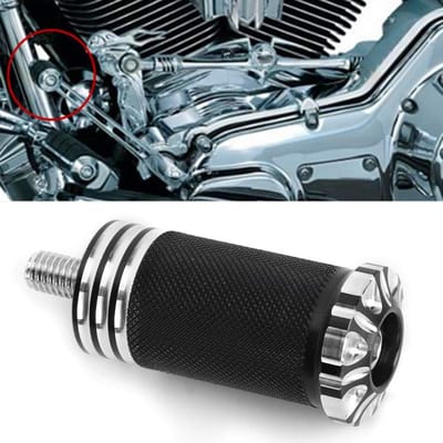 Schakelpen Motorfiets - Voetsteun Pedaal - Comfortabel Rijden - Duurzaam Aluminium - Directe Vervanging - Zwart